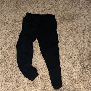 PLAYBOY Black Jogger Pants with White Logo